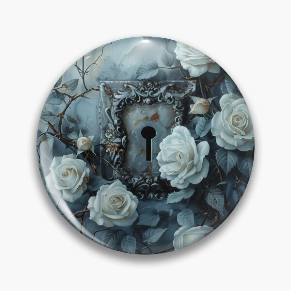 Item preview, Gothic Key and White Roses designed and sold by palmyst.