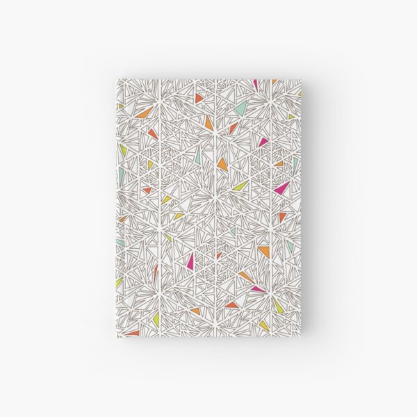Little Triangles Pattern Hardcover Journal