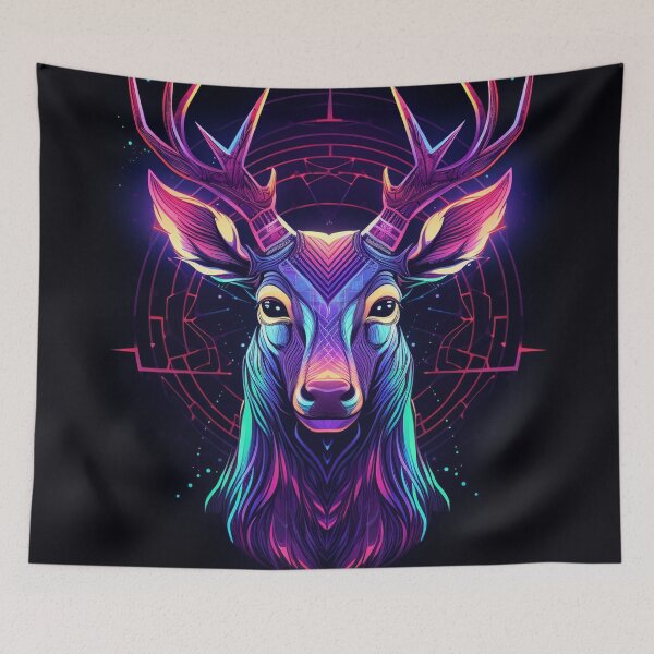 Item preview, Stag Neon Art 4 designed and sold by AstroRisq.