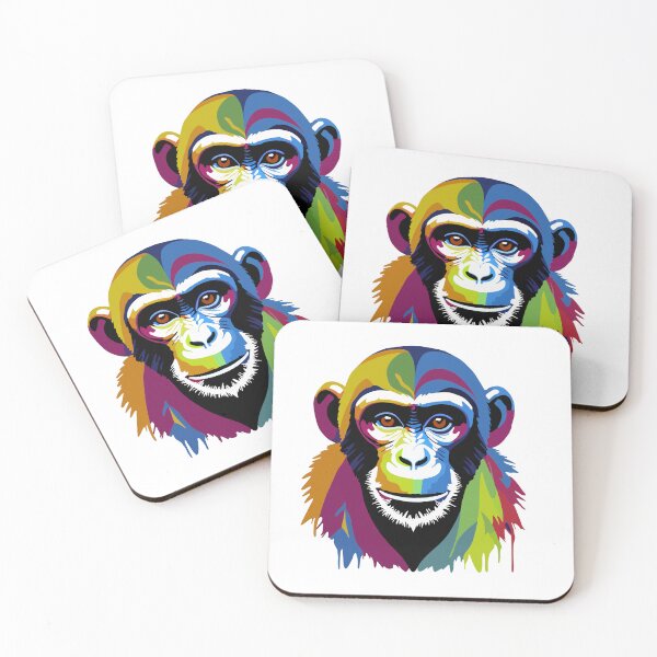 Aperçu de l'œuvre Art abstrait de singe créée et vendue par Sunwang.