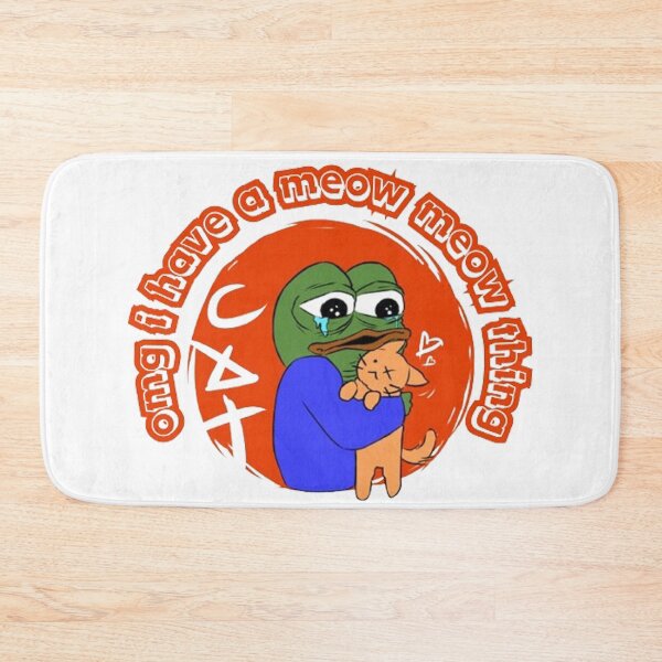 Item preview, Pepe The Cat Frog Meme designed and sold by Cetrix-hermes.