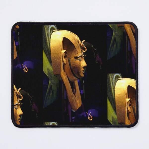 Item preview, vr 3679/ finition 2023 - 65 - Pharaon Ramsès ll - Masque en bois plaqué en or du cercueil d’Aménémopé - Okaio Créations Olavia-Olao designed and sold by o.okaïo.