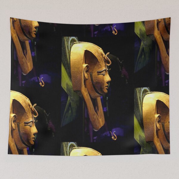 Item preview, vr 3679/ finition 2023 - 65 -  Pharaon Ramsès ll - Masque en bois plaqué en or du cercueil d’Aménémopé  -  Okaio Créations  Olavia-Olao designed and sold by o.okaïo.