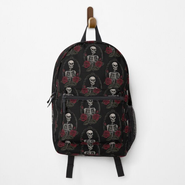 Item preview, Aesthetic dark style skeleton with red roses designed and sold by JacobsParadise.