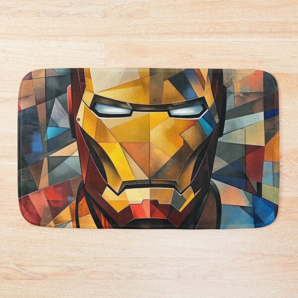 Item preview, Portrait of a Ironman illustration in cubist style designed and sold by HANGLEMAN.