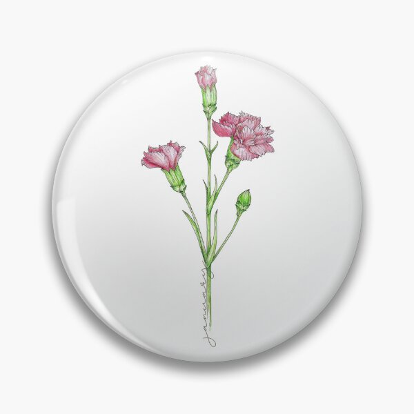 Item preview, Carnation January Birthflower designed and sold by iriseriks.