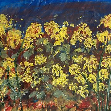 Artwork thumbnail, Yellow flowers by DoniaAlSaleh