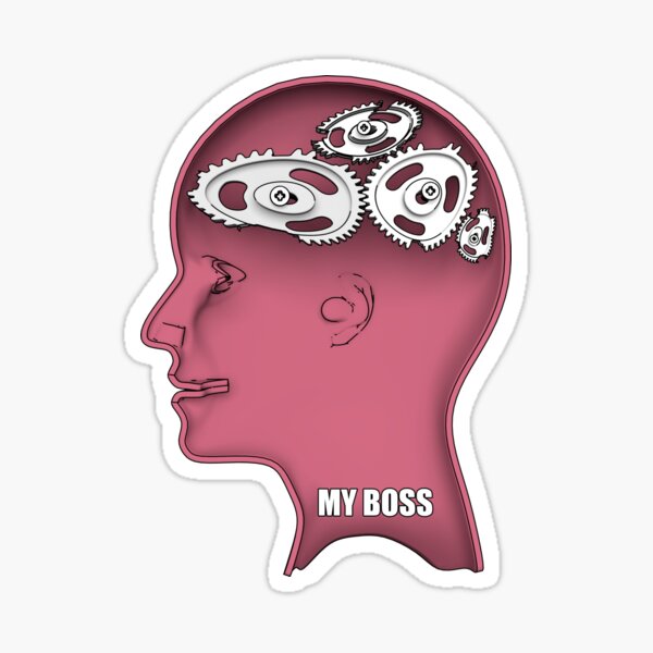 " Boss gebrochener Verstand von dummen Leuten, funktioniert ein