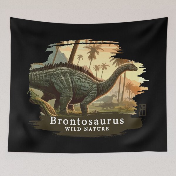 Item preview, Brontosaurus - WILD NATURE - DINOSAURS -1 designed and sold by ArtProjectShop.