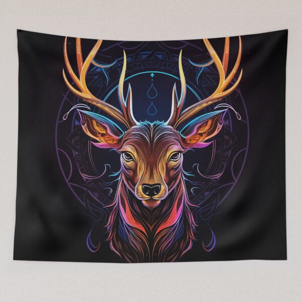 Item preview, Stag Neon Art 7 designed and sold by AstroRisq.