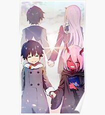 Hiro - Zero Two Darling in the FranXX Poster