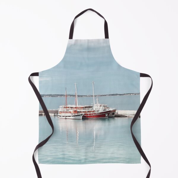 Item preview, Three Tour Boats Docked At The Pier  designed and sold by Pretty-Bird.
