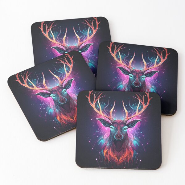 Item preview, Stag Neon Art 8 designed and sold by AstroRisq.