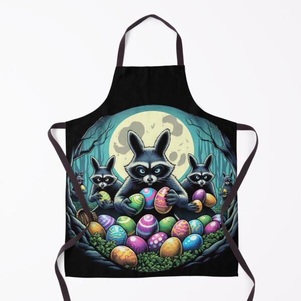 Item preview, raccoons with easter eggs Easter Funny animals designed and sold by Expressions-Sel.