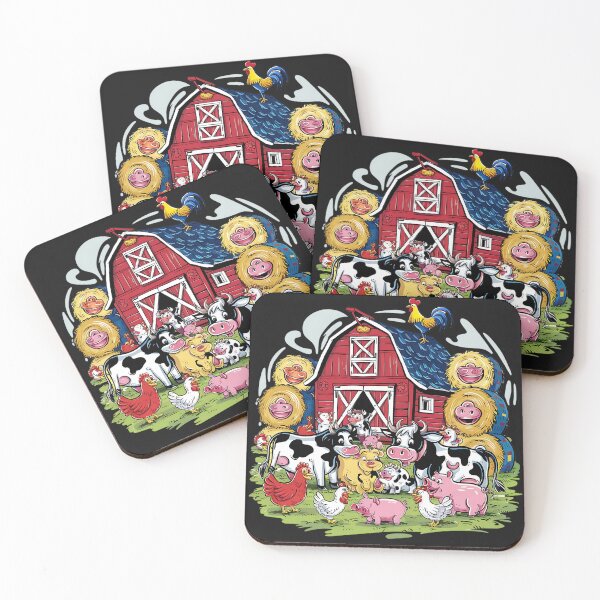 Item preview, Playful Farm Animals Gathering, Farm Lovers	 designed and sold by TrendyGraphTees.