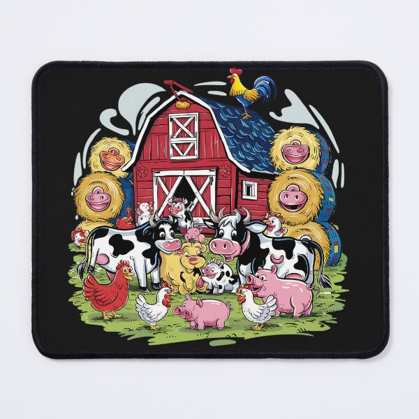 Item preview, Playful Farm Animals Gathering, Farm Lovers designed and sold by TrendyGraphTees.