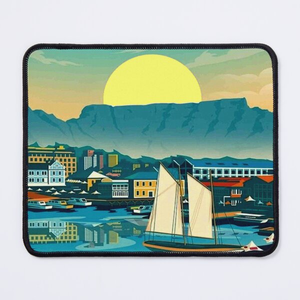 Item preview, Cape Town South Africa Vintage Travel and Tourism Advertising Print designed and sold by posterbobs.
