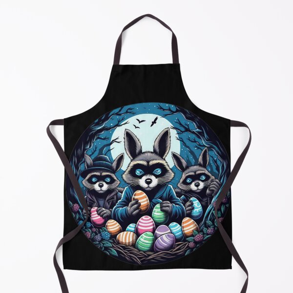 Item preview, raccoons with easter bunny ears Easter Funny animals  designed and sold by Expressions-Sel.