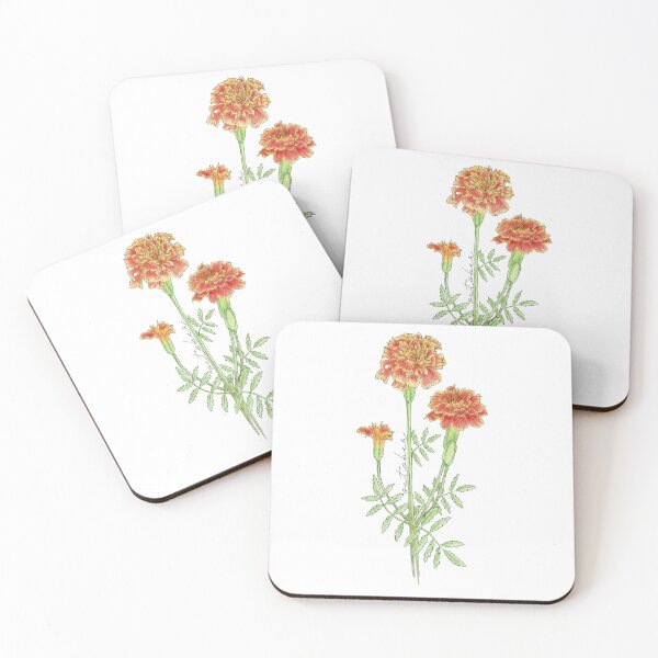 Item preview, Marigold October Birthflower designed and sold by iriseriks.