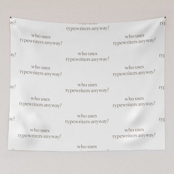 Item preview, who uses typewriters anyway? designed and sold by FynnFDesign.