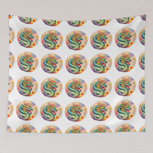 Item preview, Dragon Positive Renewal, Power, water color designed and sold by RoseAIArtRhythm.