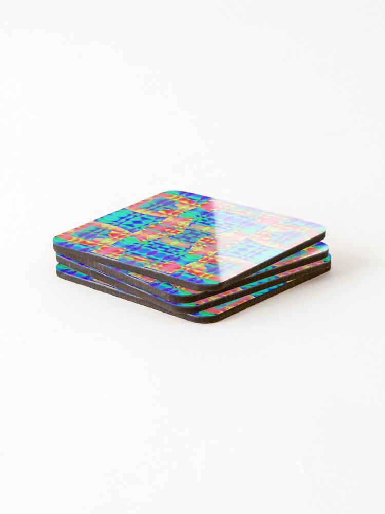 Thumbnail 4 of 5, Coasters (Set of 4), Patterned pattern, patterned ... designed and sold by Harryucksche.