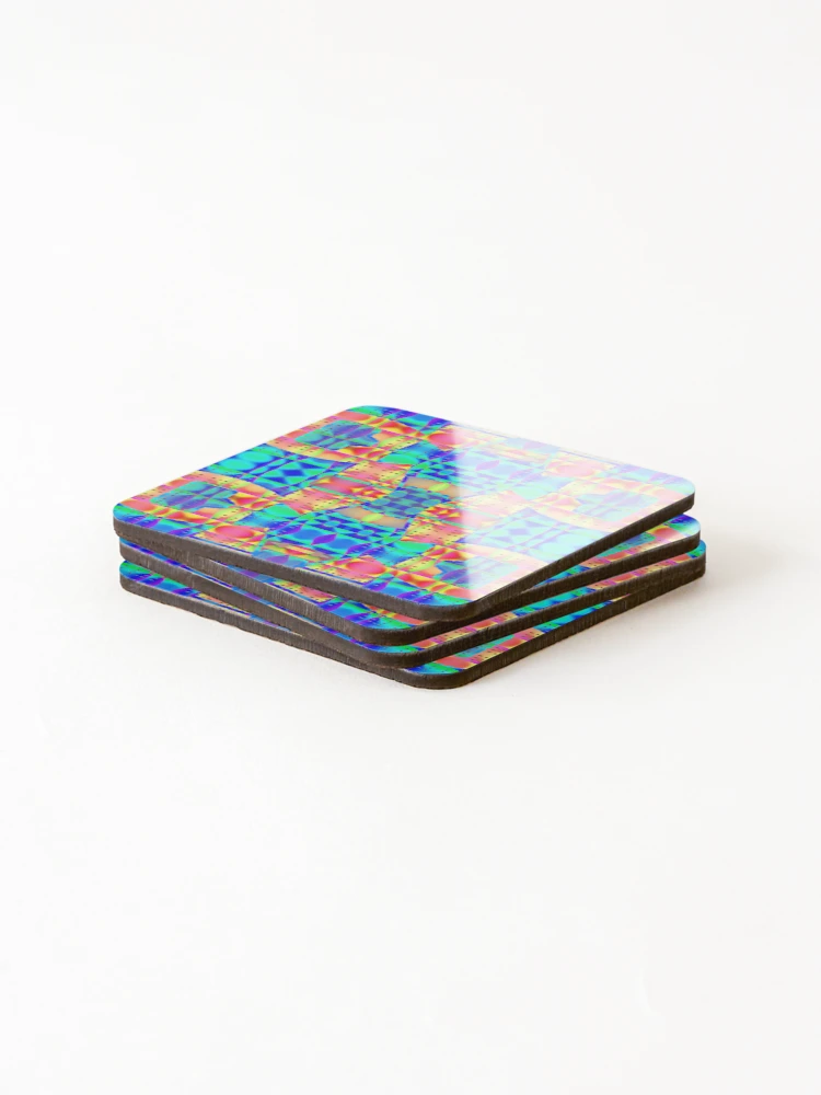 Thumbnail 4 of 5, Coasters (Set of 4), Patterned pattern, patterned ... designed and sold by Harryucksche.