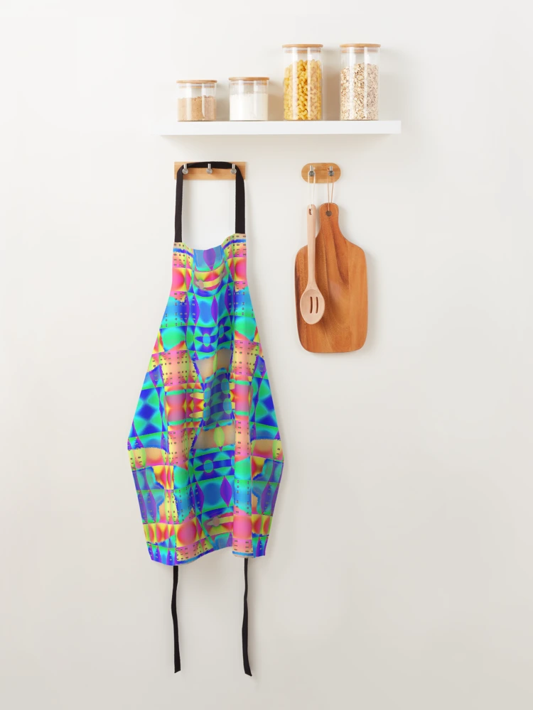 Thumbnail 4 of 6, Apron, Patterned pattern, patterned ... designed and sold by Harryucksche.