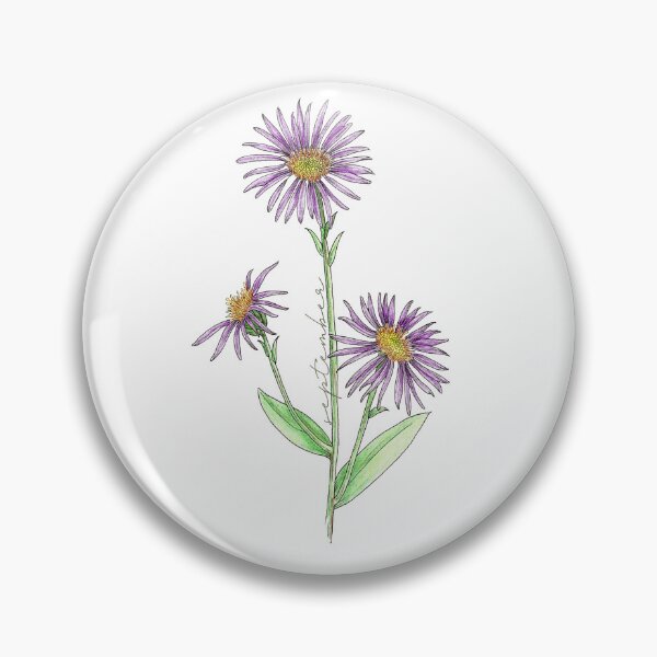 Item preview, Aster September Birthflower designed and sold by iriseriks.