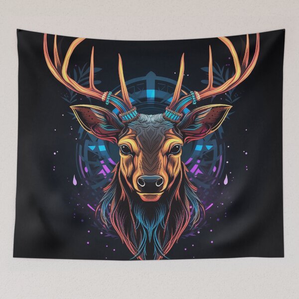 Item preview, Stag Neon Art 9 designed and sold by AstroRisq.