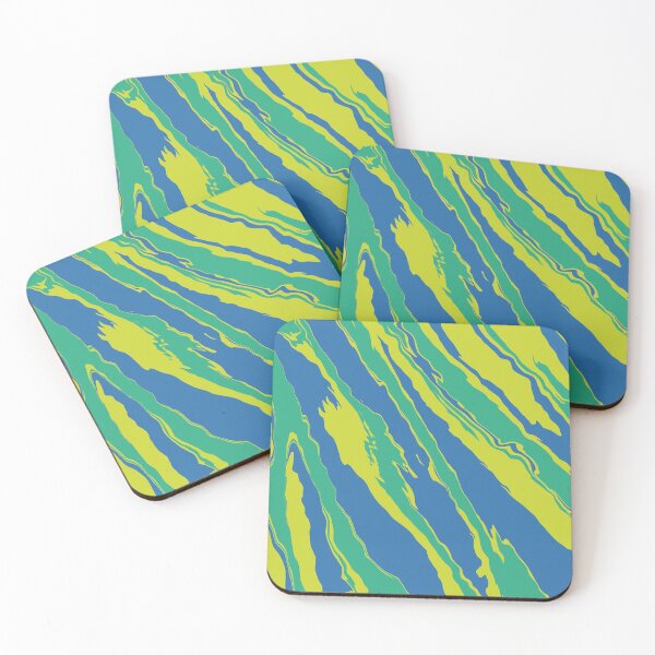 Item preview, Yellow blue flow pattern designed and sold by Creative_verse108.