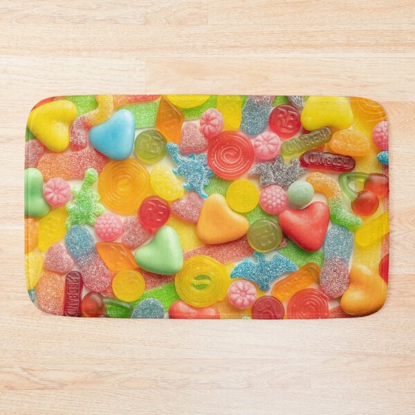 Item preview, Summer candy with rainbow colors winegums and sugar dinosaurs - kids fun food photography designed and sold by Christa Stroo Photography.