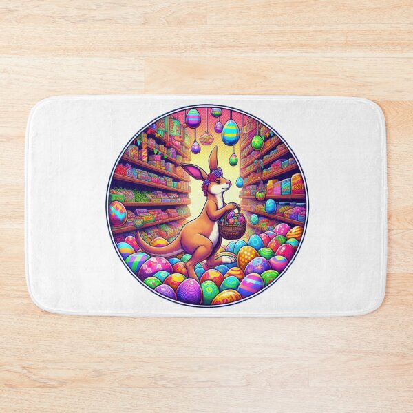 Item preview, kangaroo with easter eggs in a shop Easter Funny animals designed and sold by Expressions-Sel.