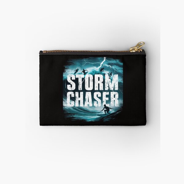 Item preview, Storm Chaser - Epic Surfer T-Shirt with Lightning Design designed and sold by HOMEDESIGNPRINT.