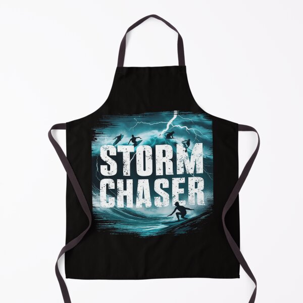 Item preview, Storm Chaser - Epic Surfer T-Shirt with Lightning Design designed and sold by HOMEDESIGNPRINT.