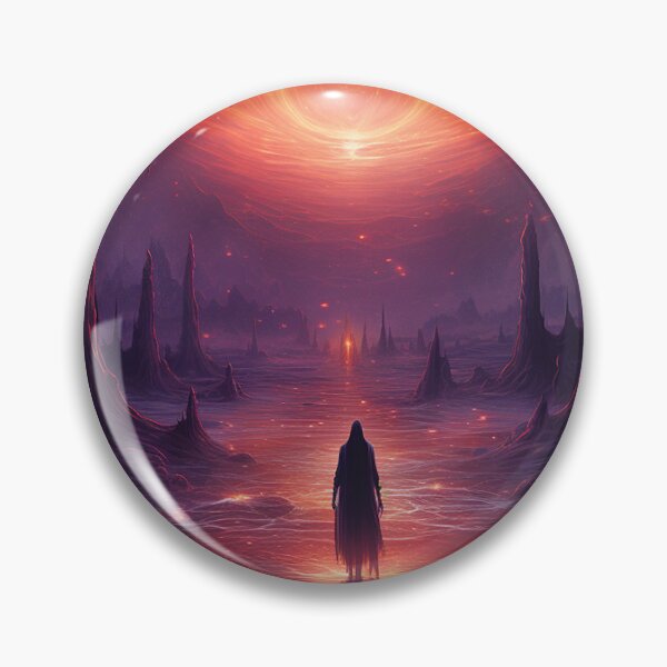 Item preview, Mystic Landscape / Dark Fantasy Landscape / Futuristic Moon Moonscape  designed and sold by Lil-Satu.