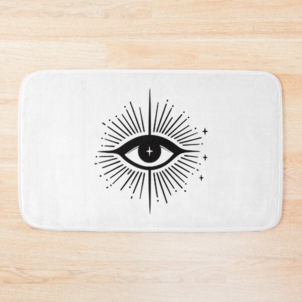 Item preview, Sun eye design - Black and white minimalist small eye. Witchcraft collection designed and sold by Tomioka-Art.