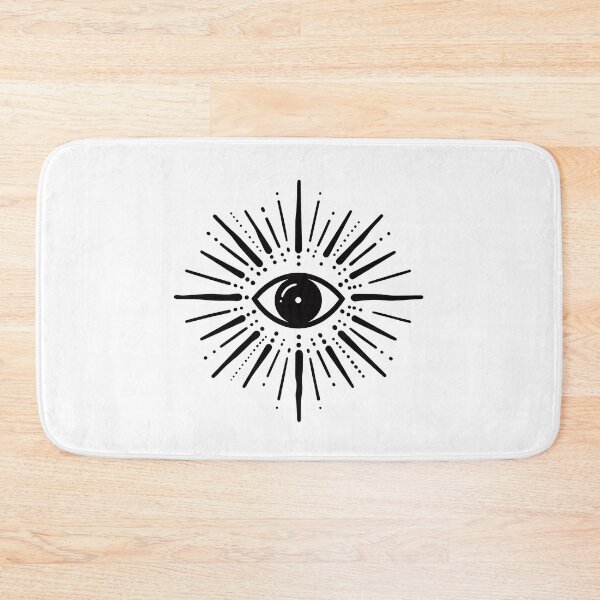 Item preview, Sun eye design - Black and white minimalist small eye. Witchcraft collection designed and sold by Tomioka-Art.