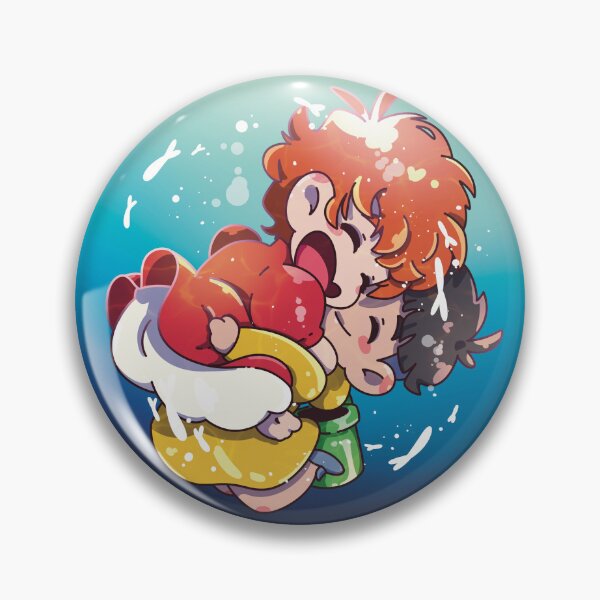 Item preview, Ponyo and Sosuke hugging designed and sold by Marmalade-Bunny.