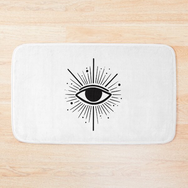 Item preview, Sun eye design - Black and white minimalist small eye. Witchcraft collection designed and sold by Tomioka-Art.