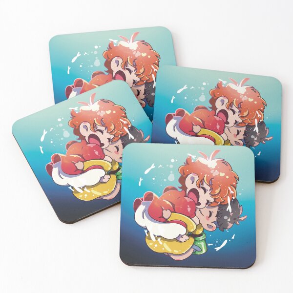 Item preview, Ponyo and Sosuke hugging designed and sold by Marmalade-Bunny.