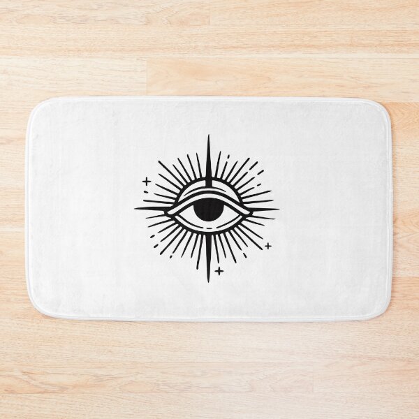 Item preview, Sun eye design - Black and white minimalist small eye. Witchcraft collection designed and sold by Tomioka-Art.
