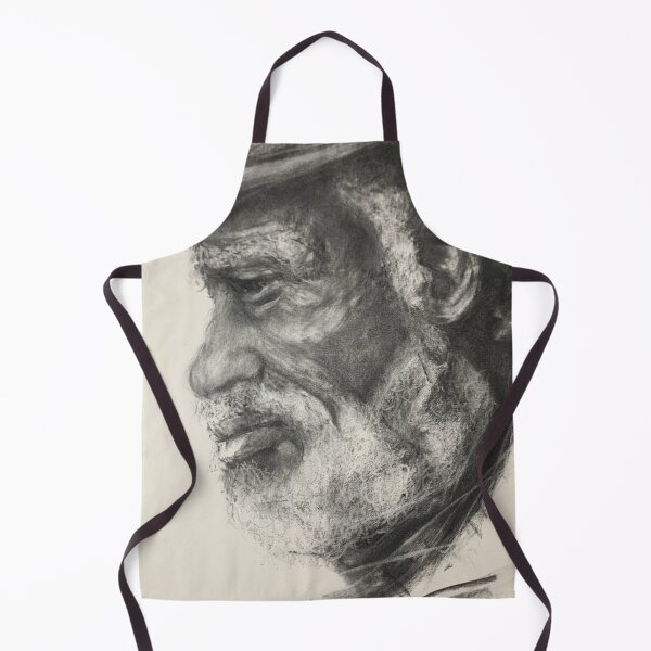 Item preview, He Observes, Yet Remains Silent (Charcoal Portrait) designed and sold by NILSAIIVY arts.