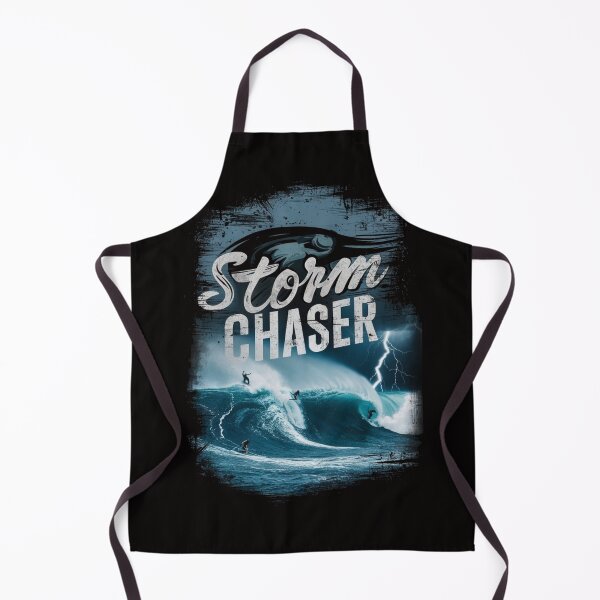 Item preview, Storm Chaser - Epic Surfer T-Shirt with Lightning Design designed and sold by HOMEDESIGNPRINT.