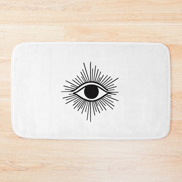 Item preview, Sun eye design - Black and white minimalist small eye. Witchcraft collection designed and sold by Tomioka-Art.