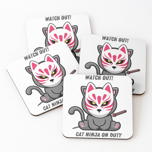 Item preview, Alert: Cat Ninja on Duty! Watch Out for This Stealthy Guardian! designed and sold by Moh-nd-Eg.