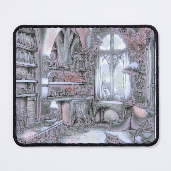 Item preview, Fantasy interior fairy tale illustration designed and sold by Kobemyers.