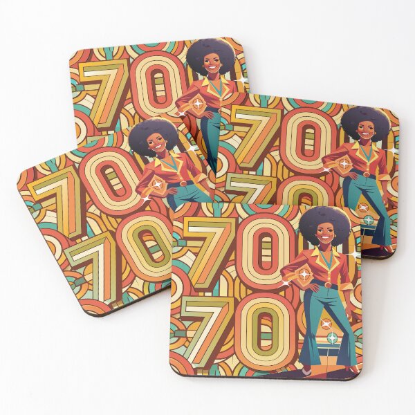 Item preview, Retro Revival: Celebrating the Vibrance of the 70s designed and sold by AgarutanPrint.