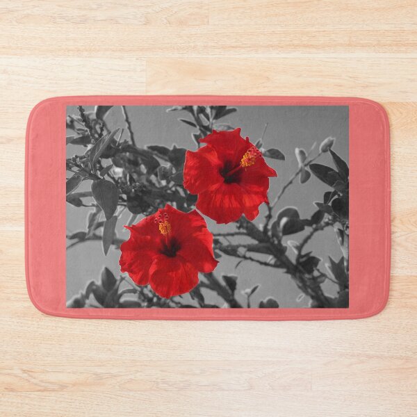 Item preview, Hibiscus Red Flowers Selective Color Alicante designed and sold by eddiebarronshop.