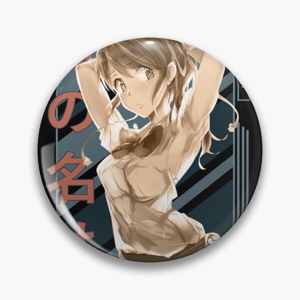Item preview, Mitsuha Miyamizu Retro Blue Black Design  designed and sold by Wafusaurus.